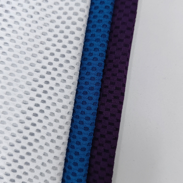 High Quality Low Price Polyester Knitted Breathable Casual Mesh Fabric Garment