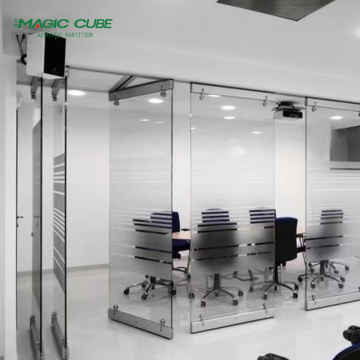 Aluminium sliding track movable glass partition walls