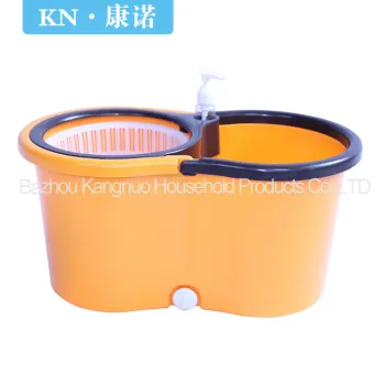 High quality  8-spin cleaning mop with plastic bucket