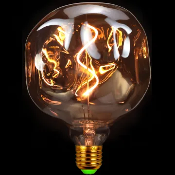 Giant Smoke Glass Edison Dimmable LED Filament Bulb - Alien Shape for US and EU Markets