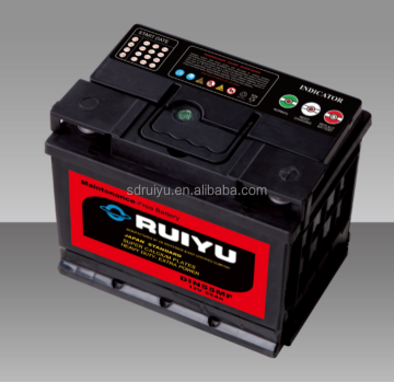 12V Japanische Standard-Wartungsfreiheit ohne Automobilbatterie 55AH