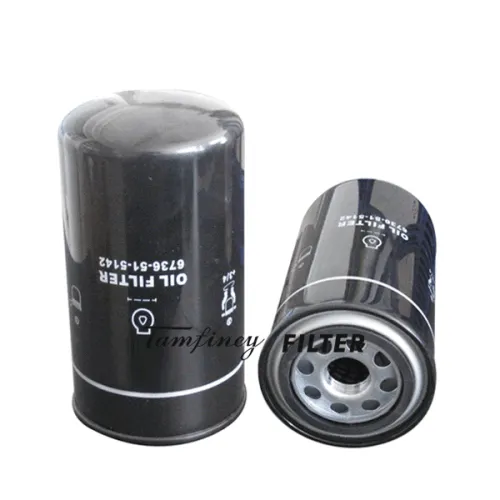 Komatsu Excavator Hydraulic Filters 6736-51-5142, 6735-51-5141 