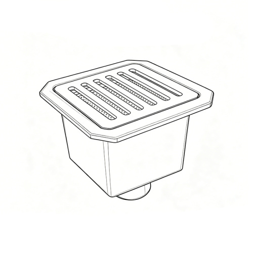 Remplacement des pièces d'installation du drain de sol