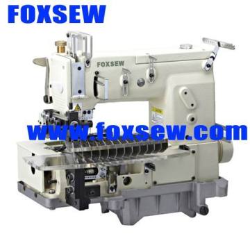 12-needle Flat-bed Double Chain Stitch Sewing Machine