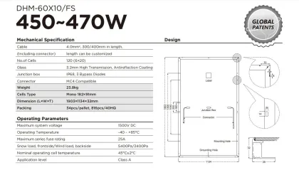 Good Price Monocrystalline Photovoltaic Solar Power Panels 400w 470w Solar Power Panels For Home
