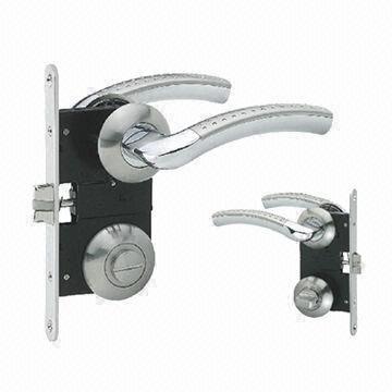 Metal Door Handle with PST0150-90-01p Lock Body