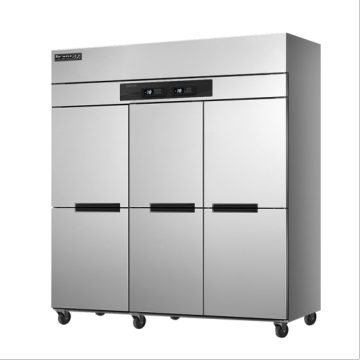 6-Door Commercial Kitchen Refrigerator