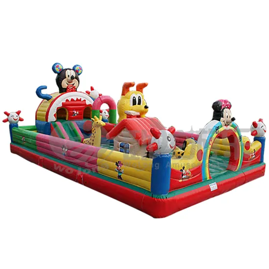 Amusement park big inflatable play castle park factory wholesale inflatable