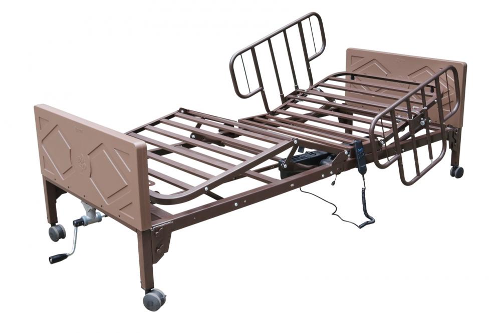 Electric Medical Bed Variable Height 3 Functions
