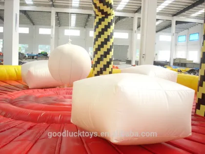 rock-n island /inflatable wrecking ball