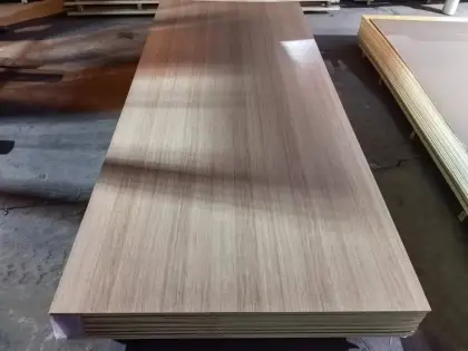 WPC Wall Panels and Foam Boards with Bamboo Charcoal Wood Veneer