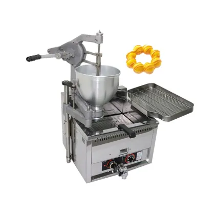 Handheld Donut Maker Machine: Potty Circle Spherical Ball Shape Donuts Frying