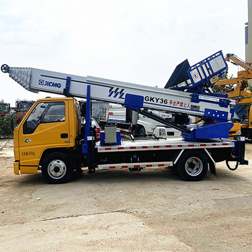 Используется xugong 36 -метровый лестничный грузовик