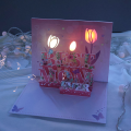 کارت موسیقی سه بعدی LED برای روز مادر