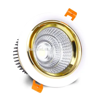 30W Golden Electroplating Recessed Dimmable Led Ceiling Downlights