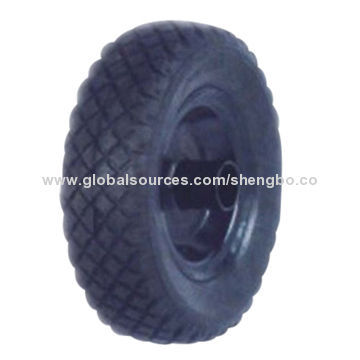 PU Wheel, 10"*3.00-4, Suitable for Low-speed Applications