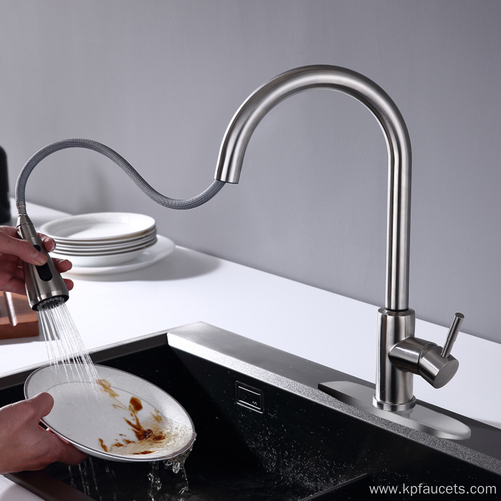 Adjustable Deluxe Pull Down Kitchen Faucet Sprayer