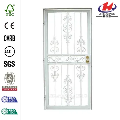 411 Series Black Georgia Security Door