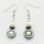 hematite earring with pearl