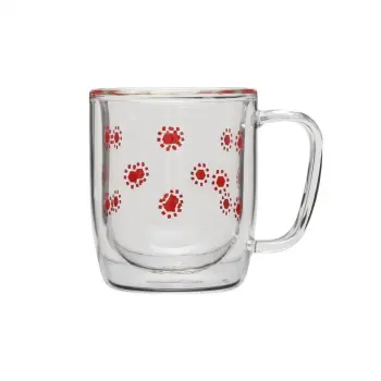 High borosilicate Double Wall Glass Cup