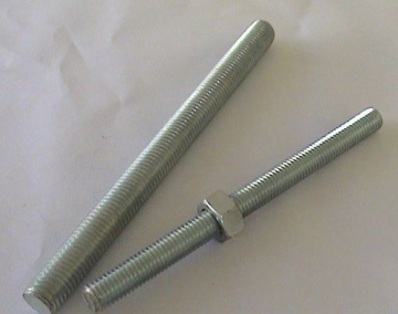 DIN975 thread rod with DIN934 hex nut Zinc Plated