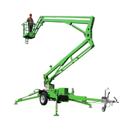 Towable Boom Lift 18m Diesel Power Crawler Articulated
