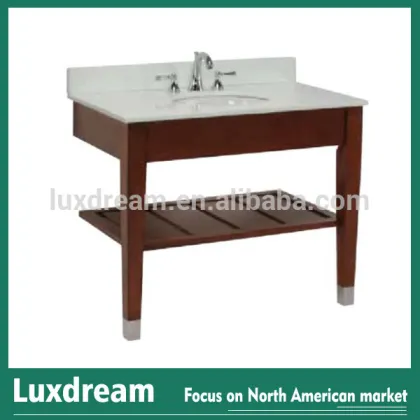 melamine ADA wall hung bathroom vanity