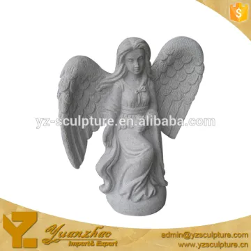 life size carved marble angel sculpture for garden decoration