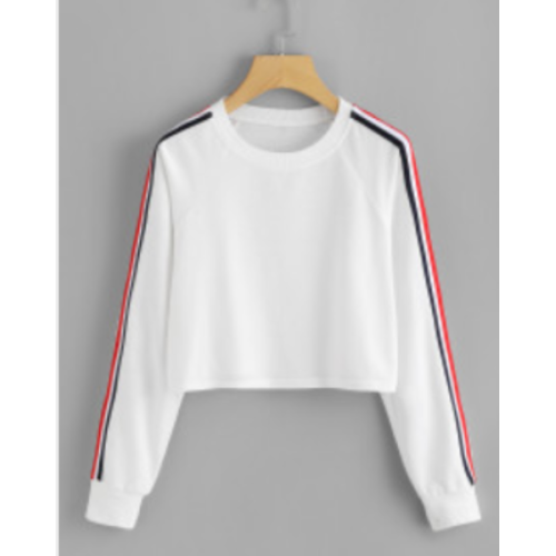 Vrouwen Crop Hoodies met lange mouwen