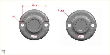 Circular Base of kayak accessories with sixteen corners