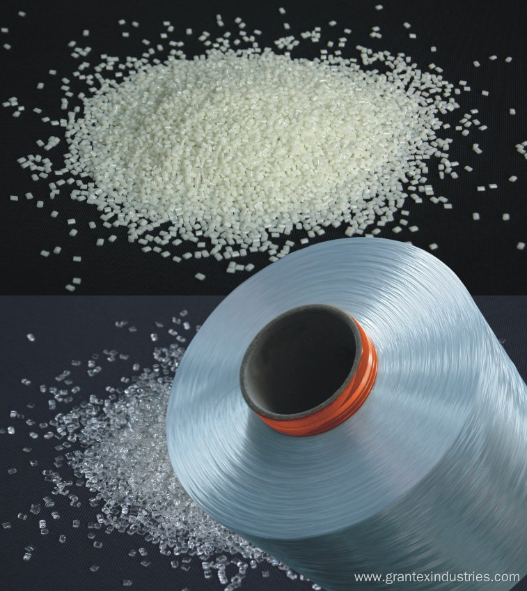 adhesive activated polyester low shrinkage yarn