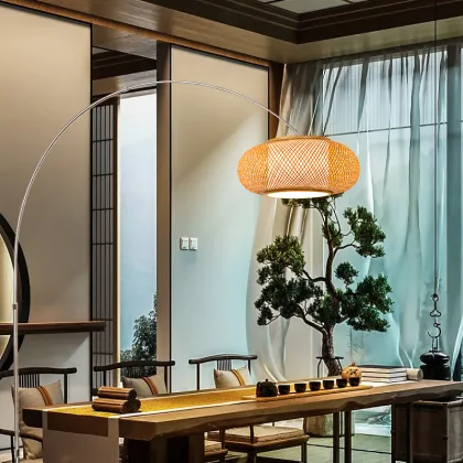Chinese Zen Bamboo Lamp