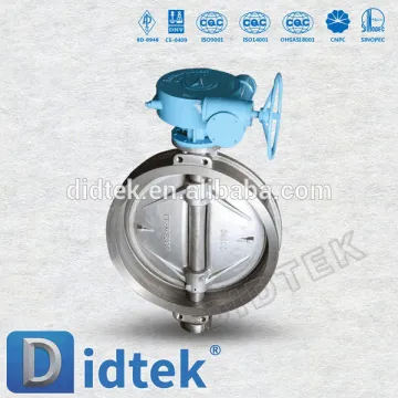 Didtek Triple Offset Viton Seat Butterfly Valve