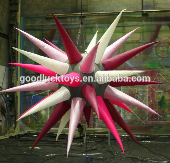 New color 1m 1.5m dia/2m dia christmas wedding inflatable spiky ball for party