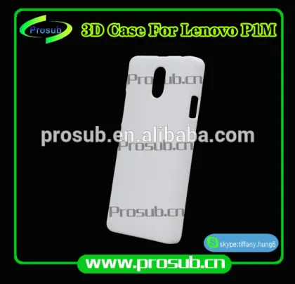 3d sublimation diy blank cell phone case cover skin for SFP- Lenovo P1M