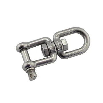 Rigging Hardware Eye Jaw End Swivel Chain Double Ended Snap metal Swivels SS304/316