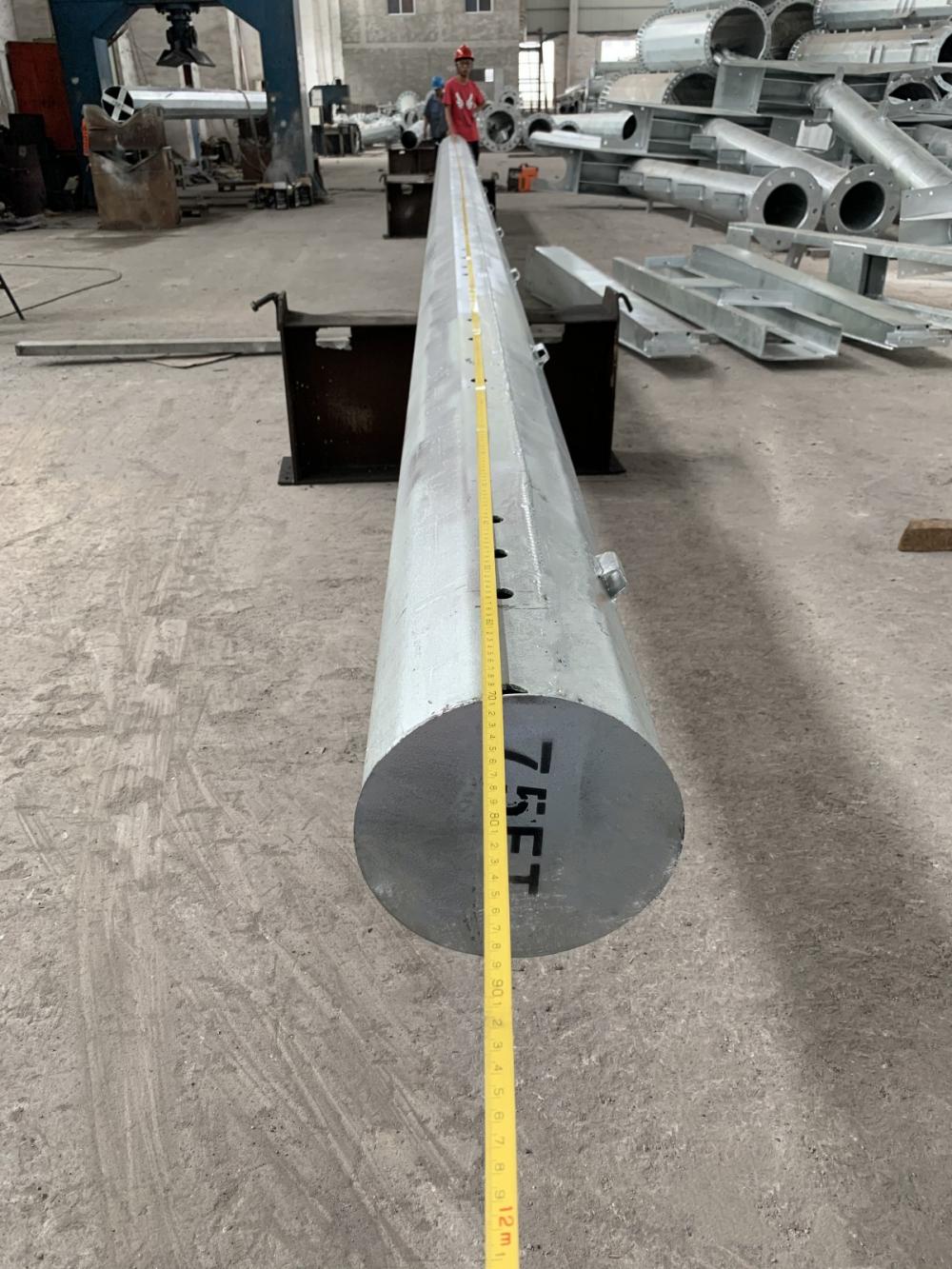 69KV line 75FT galvanized steel pole