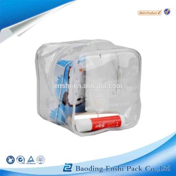 Clear PVC Zipper Bag, Transparant PVC Cosmetic Bag, Cosmetic Pouch Bag