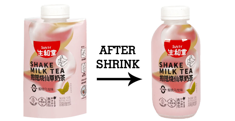 Milk Tea Shrink Label