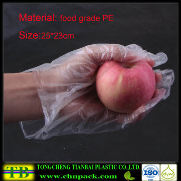 disposable cleaning PE gloves
