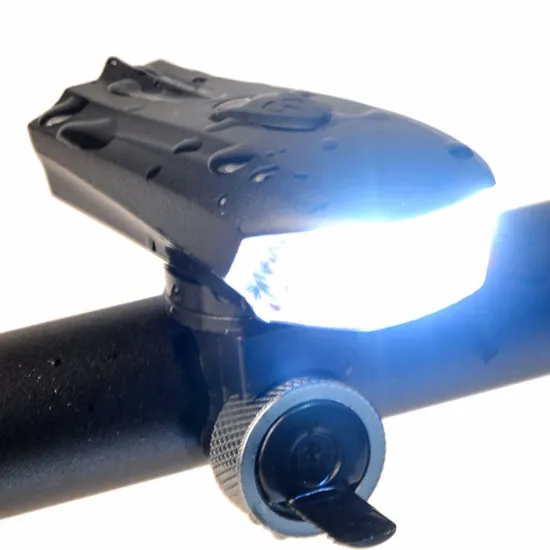 Bike Intelligent Front Lamp USB Rechargeable Handlebar LED Lantern Bicycle Smart Head Light