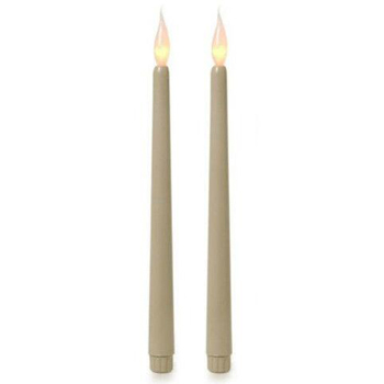 Plastic LED taper candle for party decoration