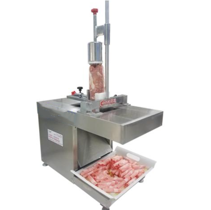 Mutton Rolls Slicer - 200kg Food Grade 304 Stainless Steel Meat Cutting Machine ISO90001 Certified, Pakistan