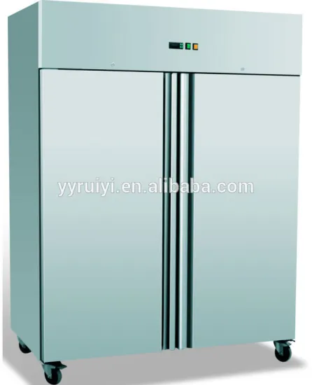 commercial catering euipment 2 door embraco compressor refrigerator