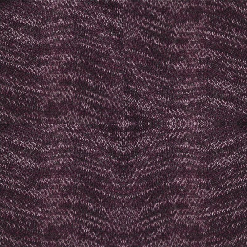 Breathable 4 Way Spandex Dyed Coarse Knitted Jersey Fabric