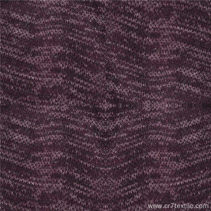 Breathable 4 Way Spandex Dyed Coarse-knitted Jersey Fabric