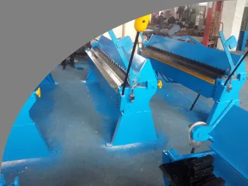 manual steel sheet metal bender/folder