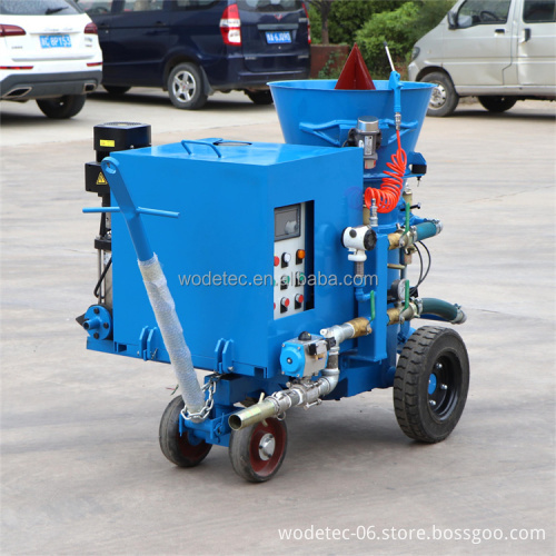 High Capacity Electric/Air Motor Dry Mix Castable Refractory Guniting Machine: 1.5m³/h, 3m³/h, 5m³/h, 6m³/h, 9m³/h - Chinese Man