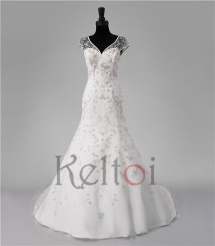 alibaba wholesale vintage wedding party dress marmaid see through