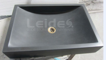 black granite farm sink
